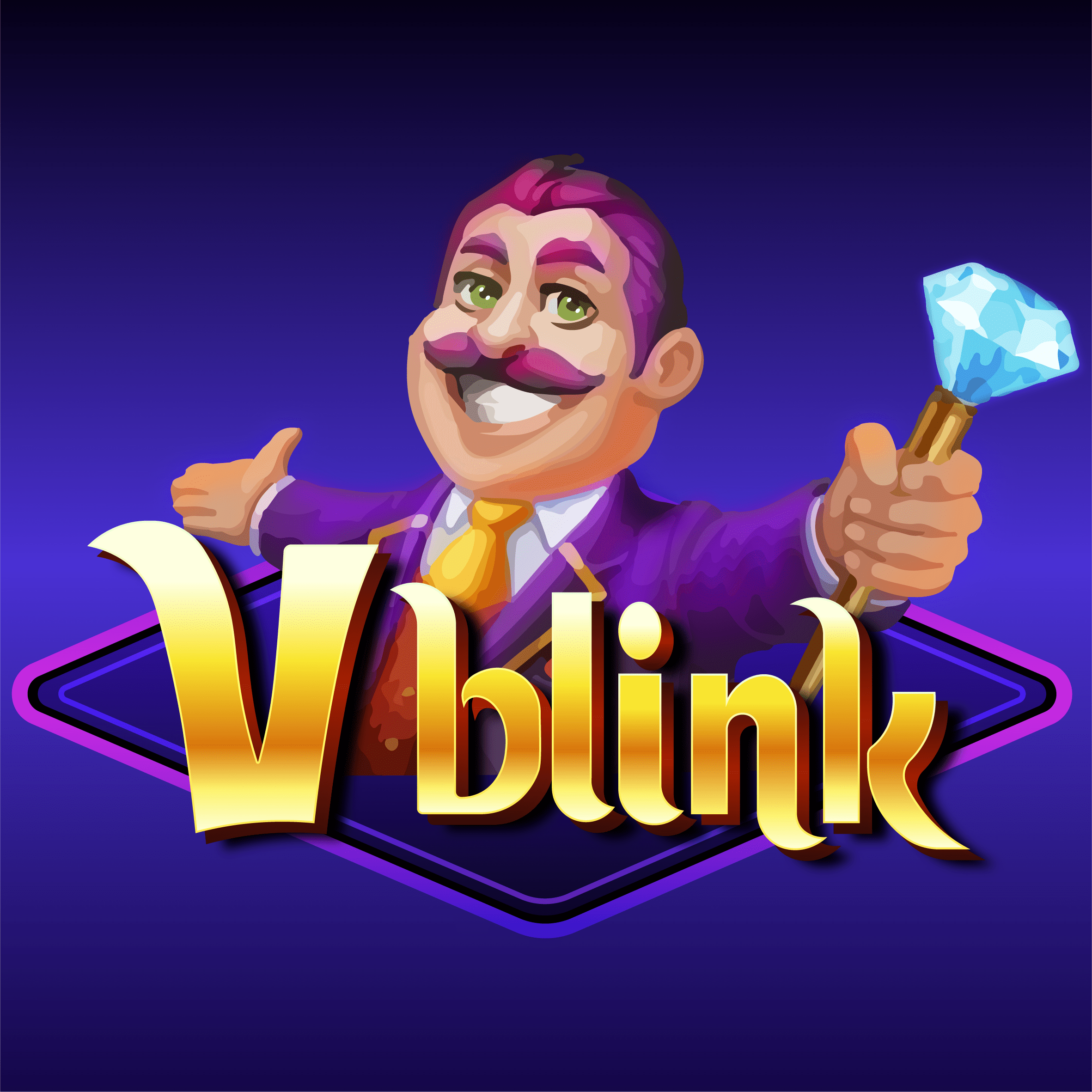 V Blink game logo